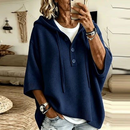 Coralie | Women’s Hooded Knit Sweater