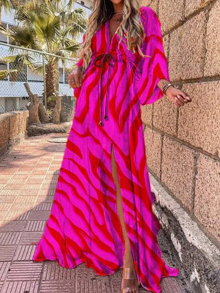 Maristella | Women’s Split Thigh Maxi Dress