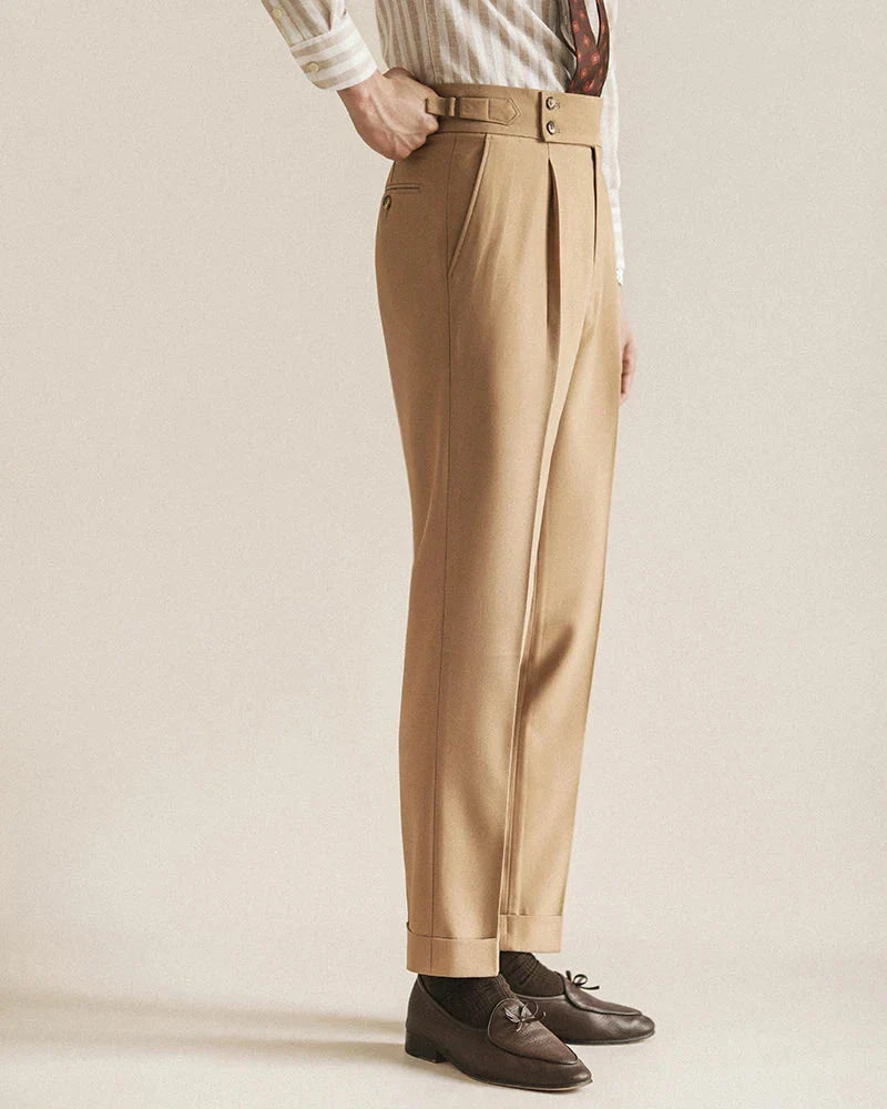 Maithan | Men’s Sorrento Tailored Wool Blend Trousers