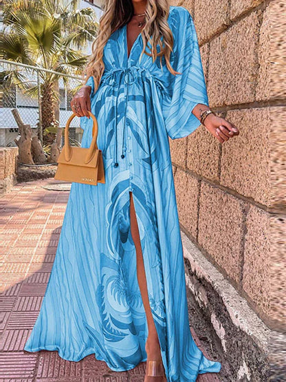 Maristella | Women’s Split Thigh Maxi Dress