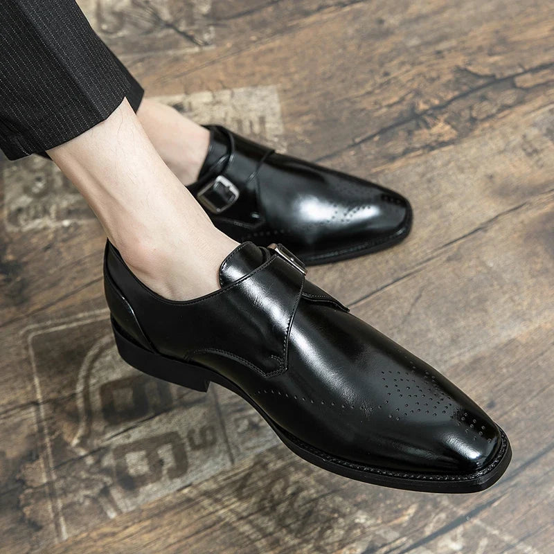 Dunstan | Men’s Buckle Strap Shoes