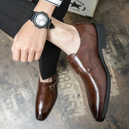 Dunstan | Men’s Buckle Strap Shoes