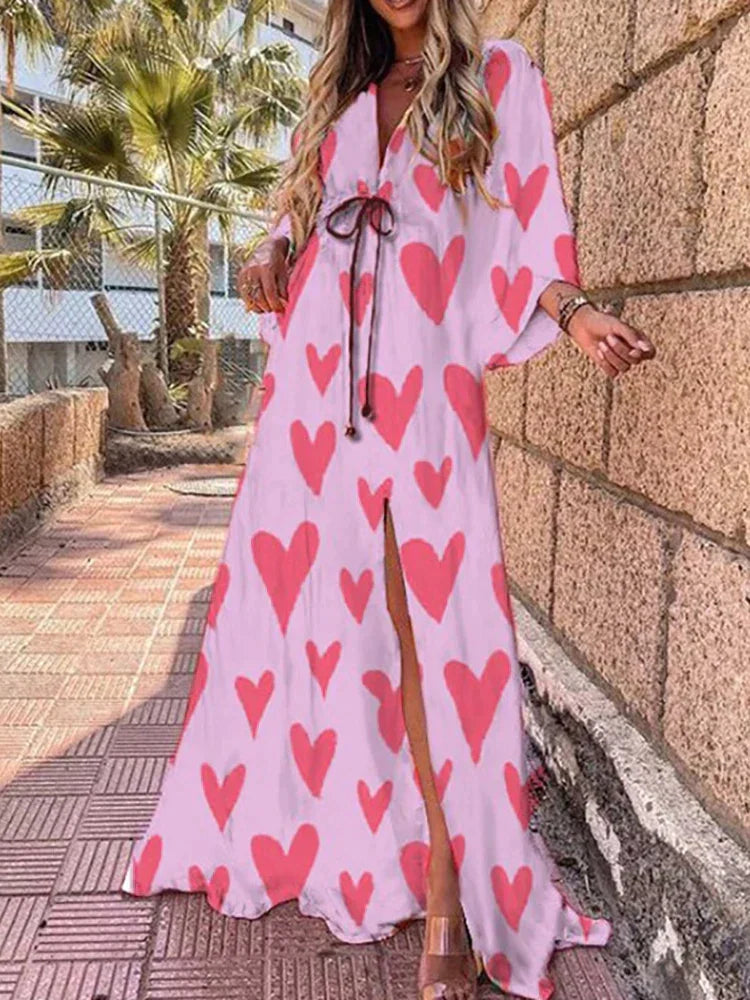 Maristella | Women’s Split Thigh Maxi Dress