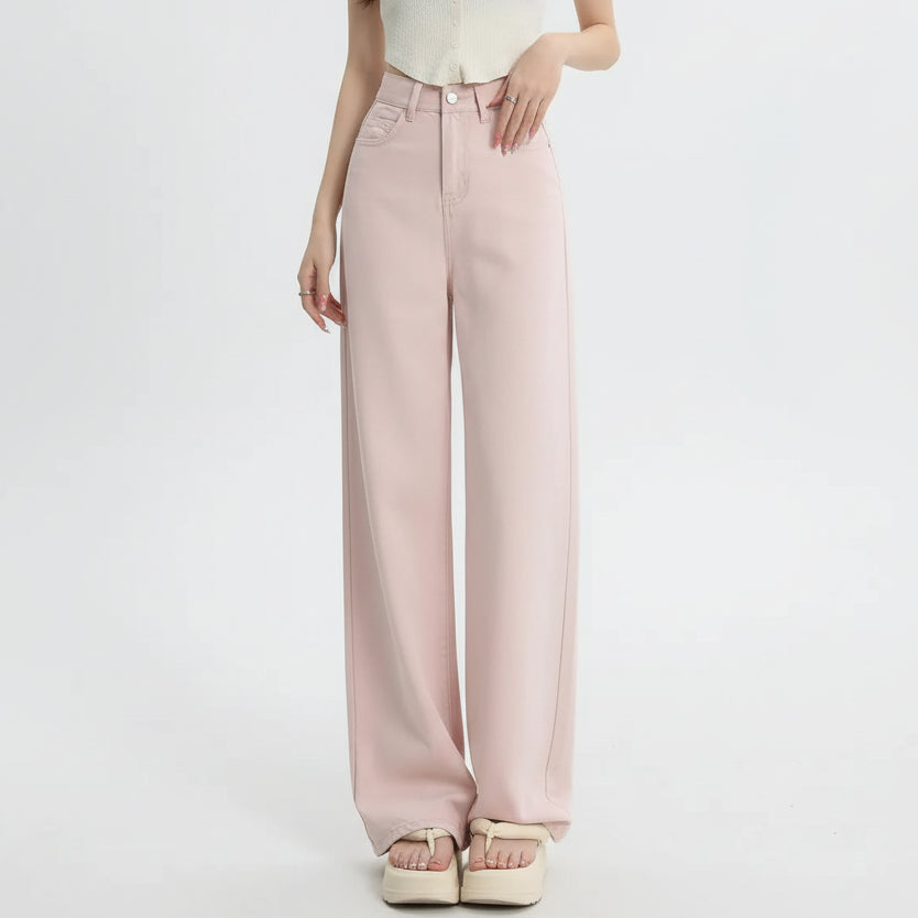 Nicole | Women’s Classic Pink Denim Jeans