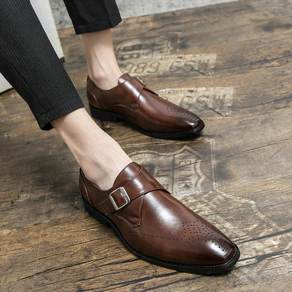 Dunstan | Men’s Buckle Strap Shoes