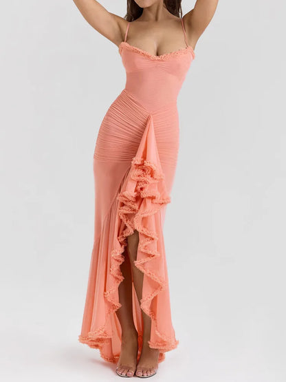 Elodie | Women’s Strapless Ruffle Wedding Guest Dress