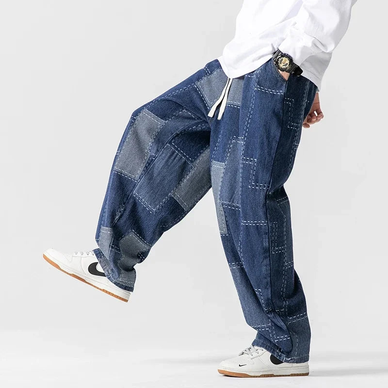 Steph | Men’s Tailored Vintage Stitch Denim Pants