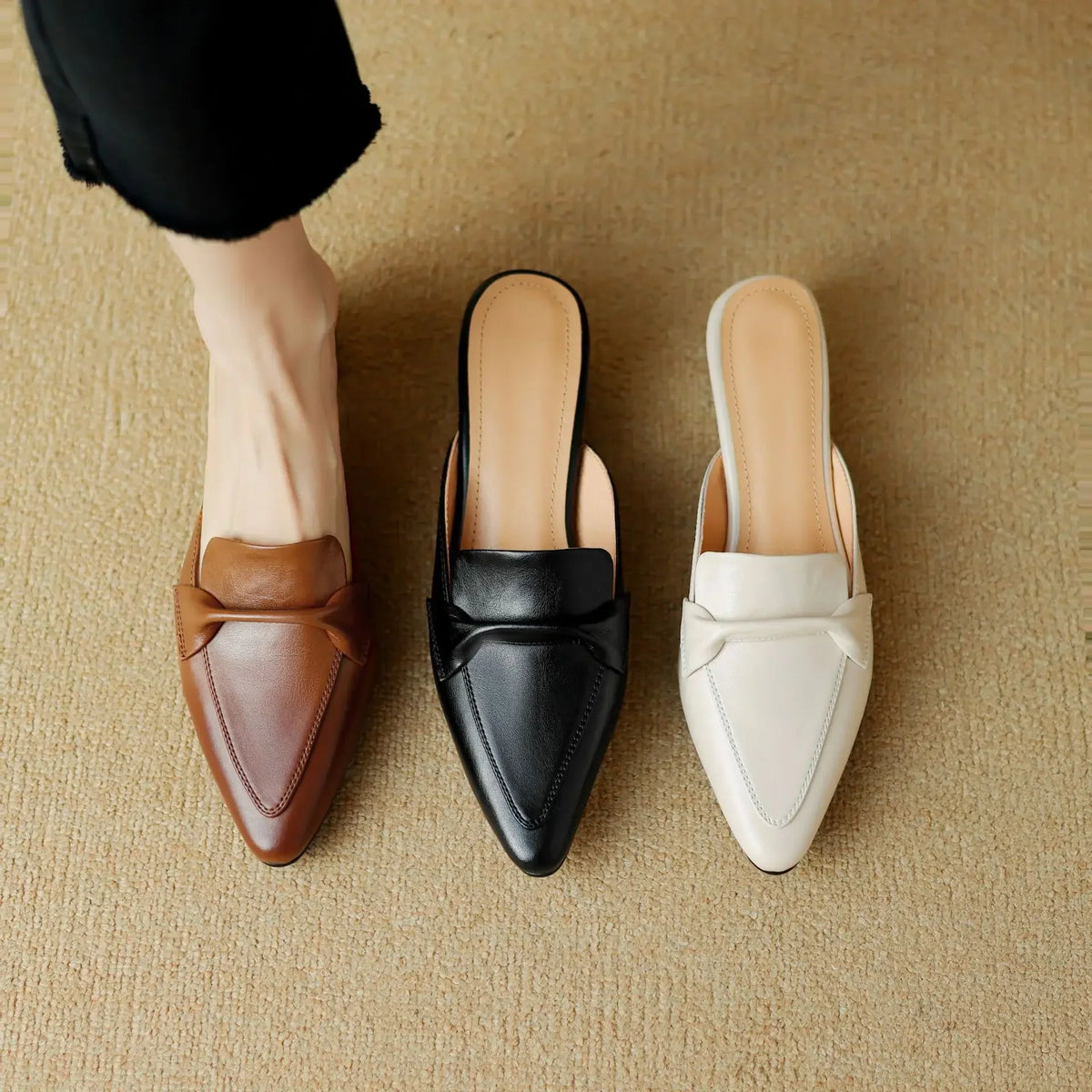 Ophelia | Women’s Bow Pointed-Toe Heels