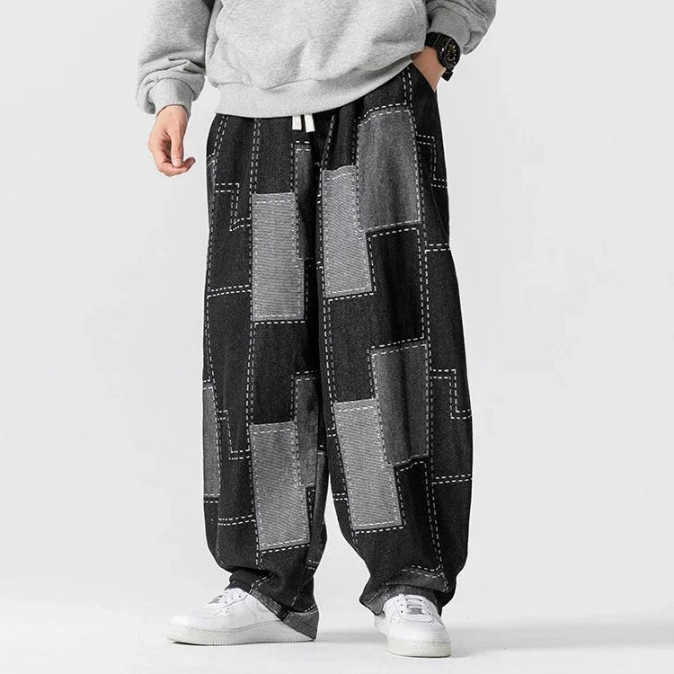 Steph | Men’s Tailored Vintage Stitch Denim Pants