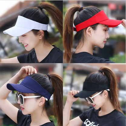 Veda | Women’s Adjustable Cotton Sun Visor Cap