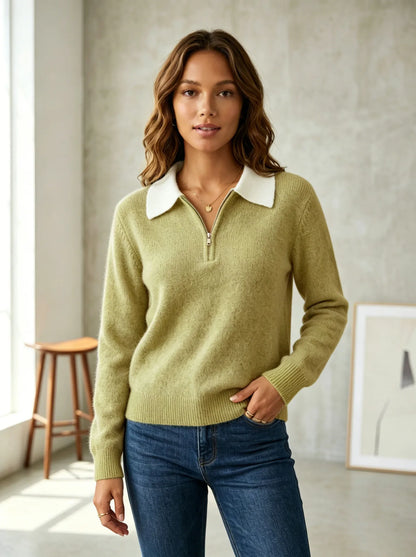 Lavinia | Women’s Knit Polo Sweater