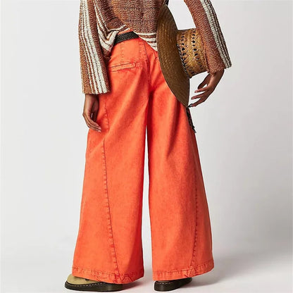 Erin | Women’s Modern Pleated Wide-Leg Jeans
