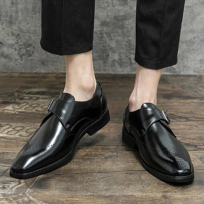Dunstan | Men’s Buckle Strap Shoes