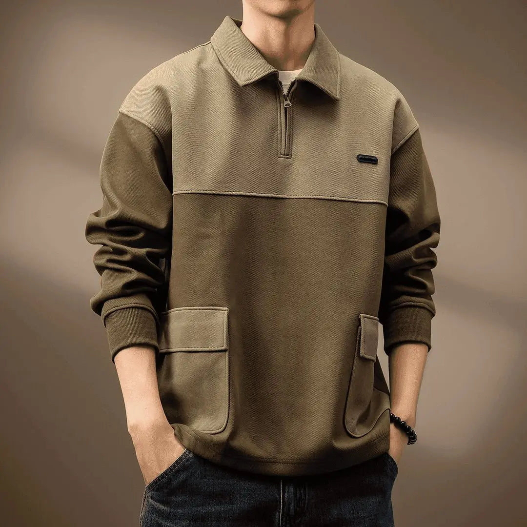 Deacon | Men’s Long-Sleeve Polo Sweater