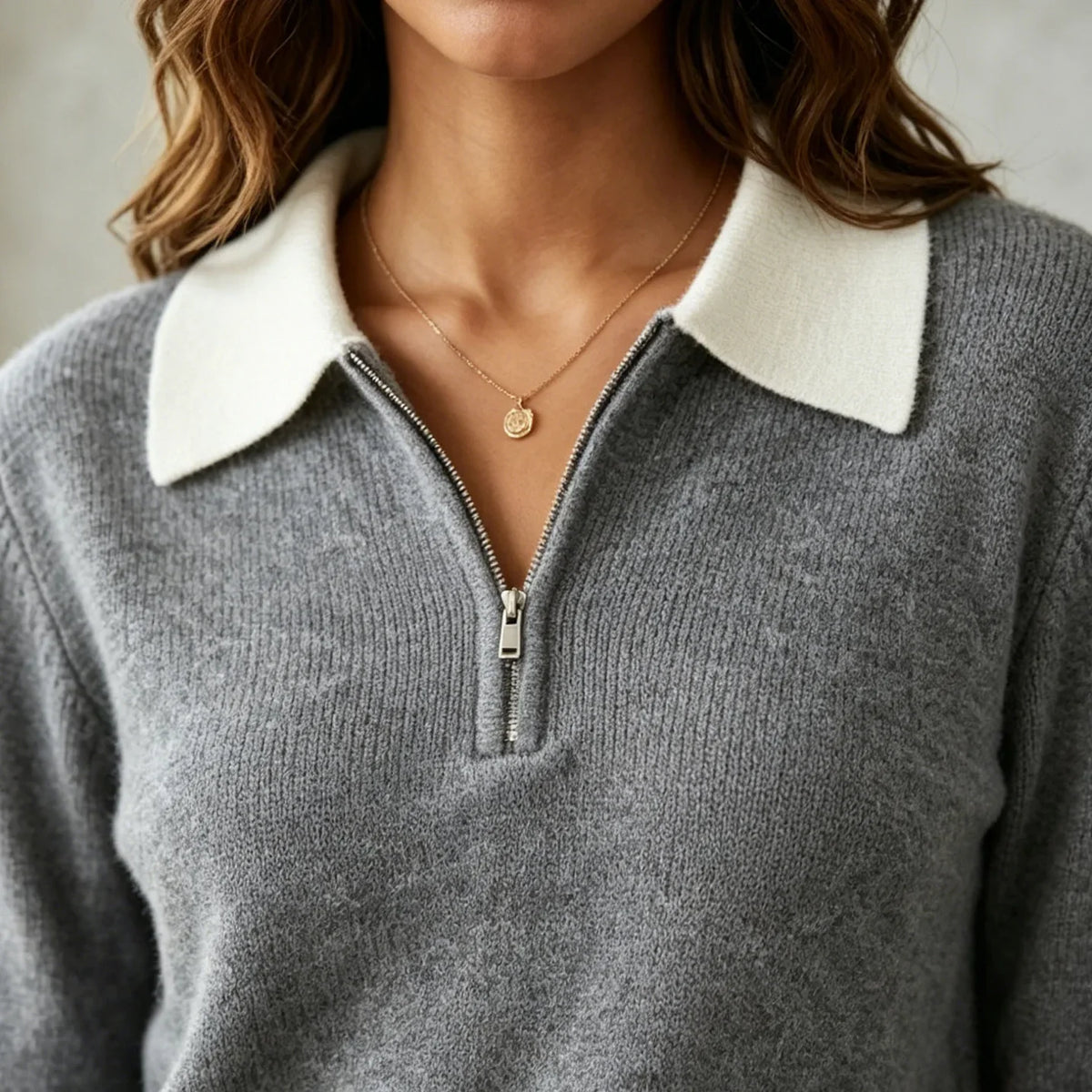 Lavinia | Women’s Knit Polo Sweater