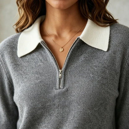 Lavinia | Women’s Knit Polo Sweater