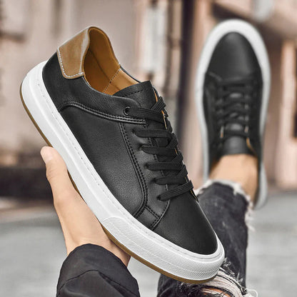 Elliot | Men’s Timeless Leather Walking Sneakers