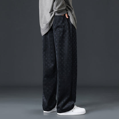 Redford | Men’s Checkered Wide-Leg Sweatpants