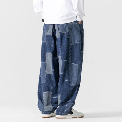 Steph | Men’s Tailored Vintage Stitch Denim Pants