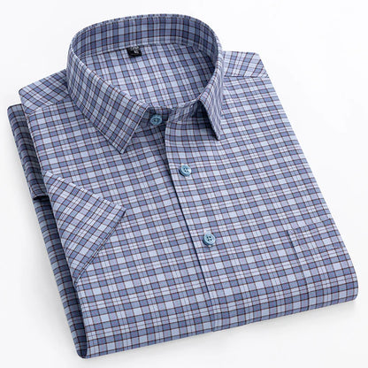 Steven | Men’s Striped Short Sleeve Button Up Shirt