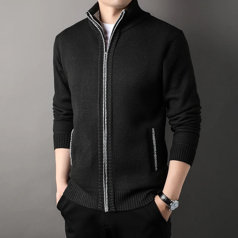 Dustin | Men’s Full-Zip Knit Jacket