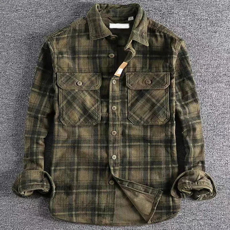 Merrick | Men’s Casual Plaid Flannel Shirt