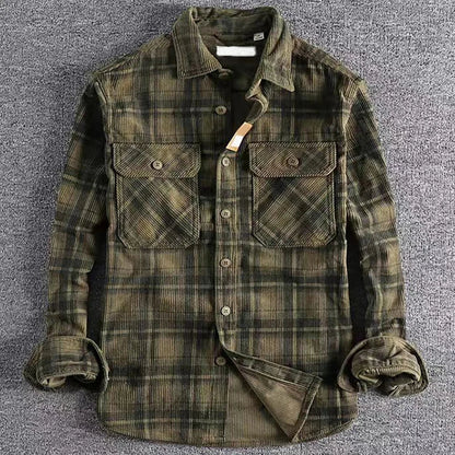 Merrick | Men’s Casual Plaid Flannel Shirt