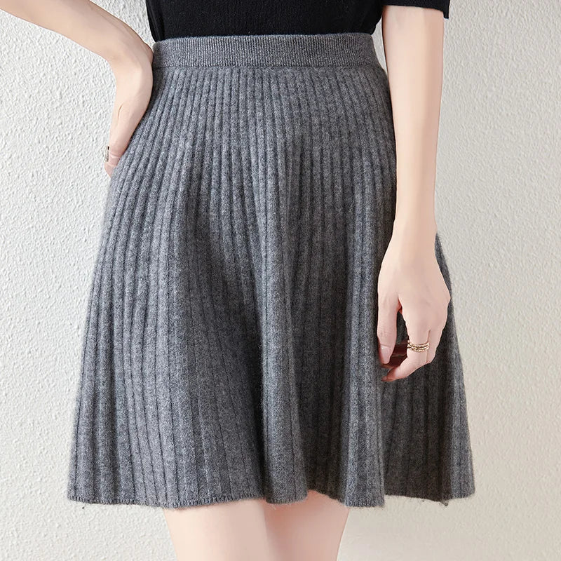 Lauren | Women’s High-Quality Merino Wool Work Skirt