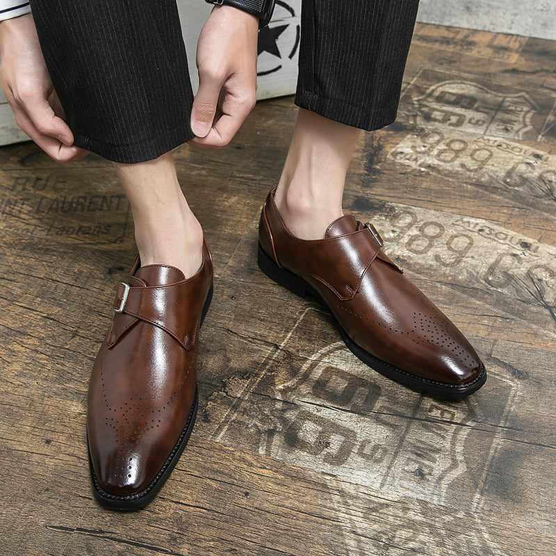 Dunstan | Men’s Buckle Strap Shoes