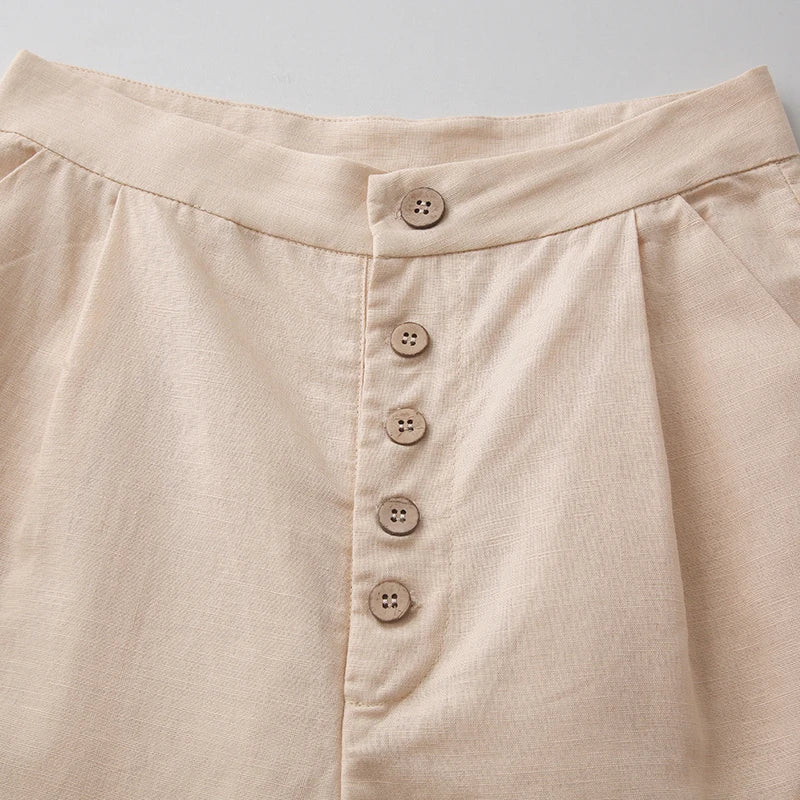 Paige | Women’s Relaxed-Fit Cotton Wide-Leg Pants