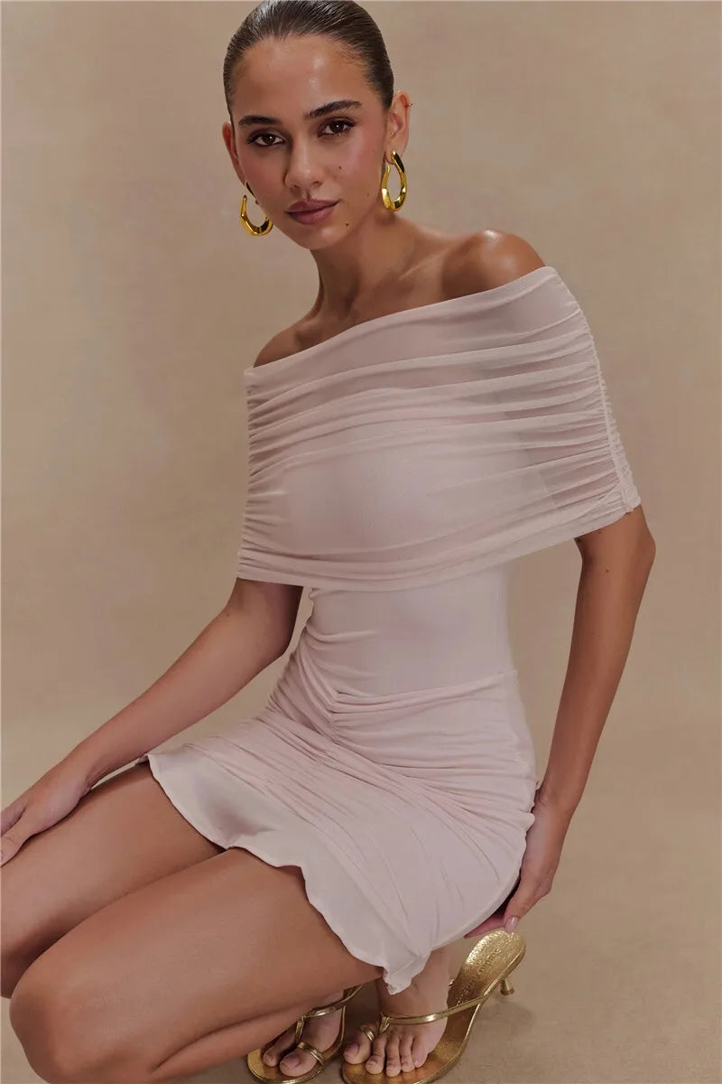 Claire | Women’s Glam Champagne Dreams Mini Dress