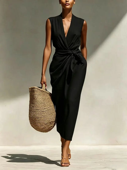 Brynn | Women’s Sleeveless Midi Dress