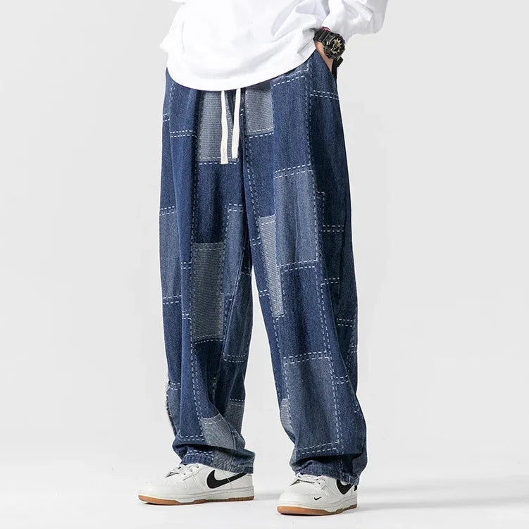 Steph | Men’s Tailored Vintage Stitch Denim Pants