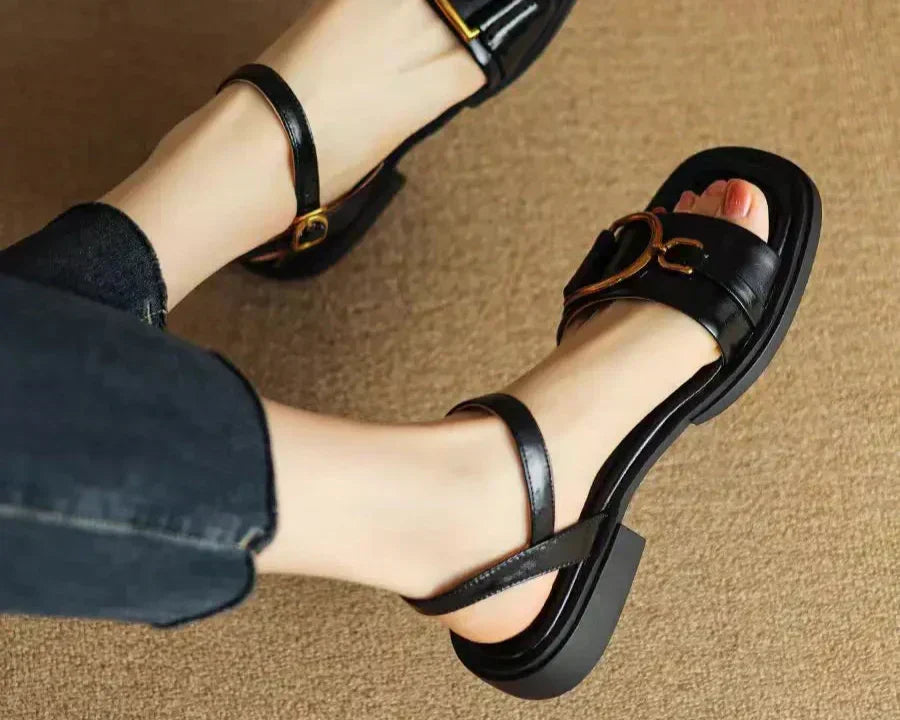 Zephyra | Women’s Buckled Flat Sandals