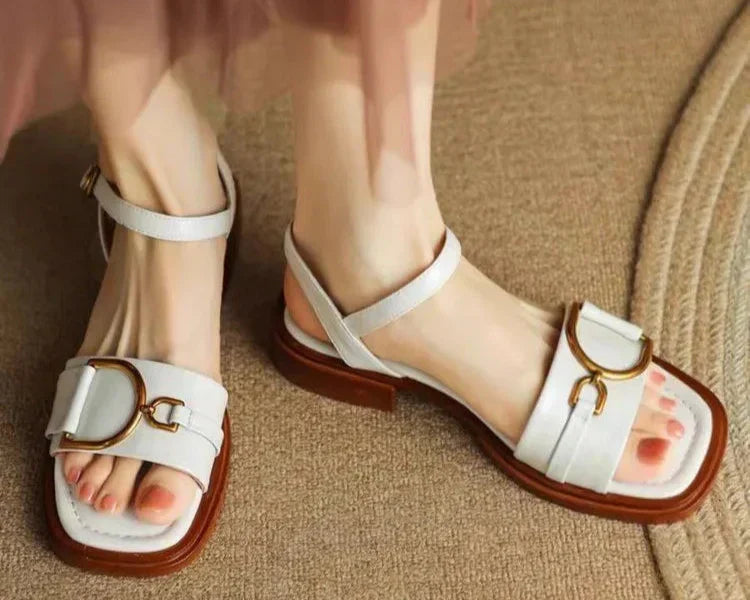 Zephyra | Women’s Buckled Flat Sandals