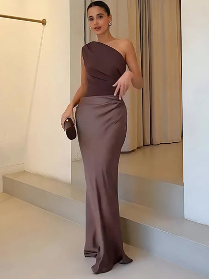 Natalia | Chic Women’s One-Shoulder Formal Evening Dress