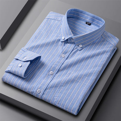 Stellan | Men’s Striped Oxford Button Up Shirt