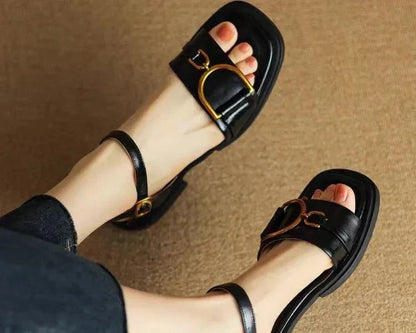 Zephyra | Women’s Buckled Flat Sandals