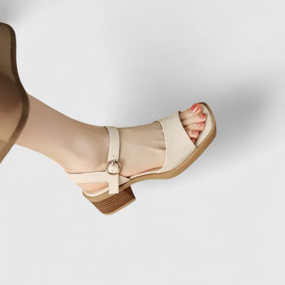 Marenna | Women’s Elegant Ankle Strap Block Heel Sandals