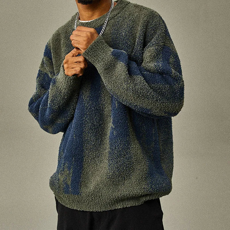 Bramwell | Men’s Abstract Knit Sweater