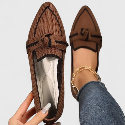 Isadora | Women’s Orthopedic Pointed Toe Knit Loafers