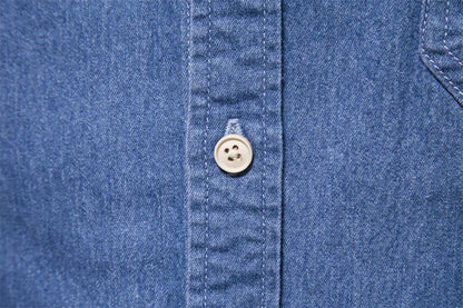 Torvyn | Men’s Light Blue Denim Button Up Shirt