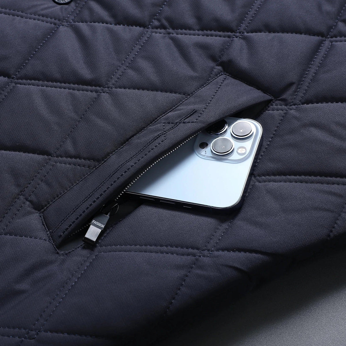Conrad | Men’s Quilted Button-Up Jacket