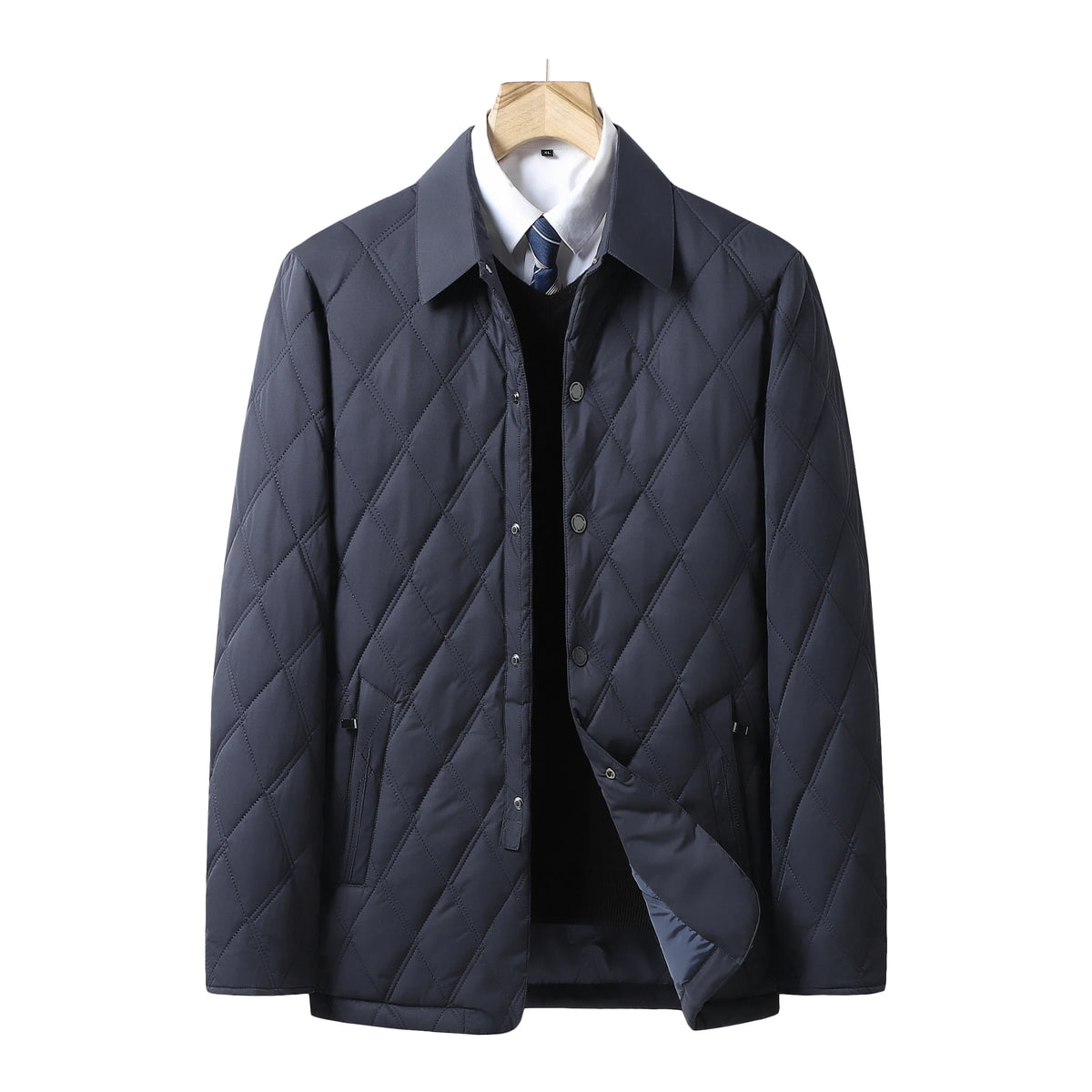 Conrad | Men’s Quilted Button-Up Jacket
