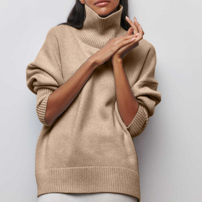 Cassia | Women’s Oversized Turtleneck Sweater