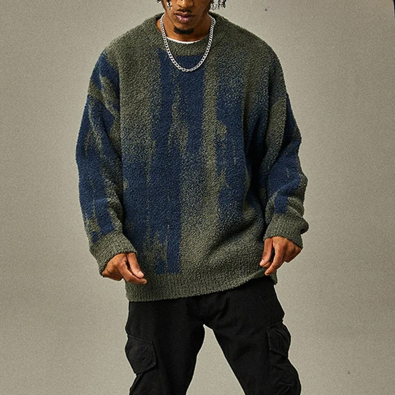Bramwell | Men’s Abstract Knit Sweater