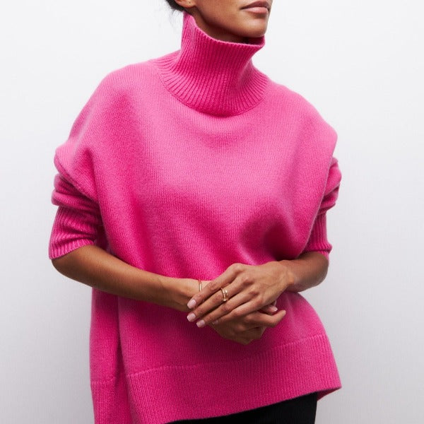 Cassia | Women’s Oversized Turtleneck Sweater