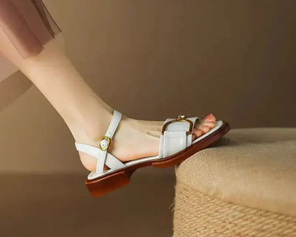 Zephyra | Women’s Buckled Flat Sandals