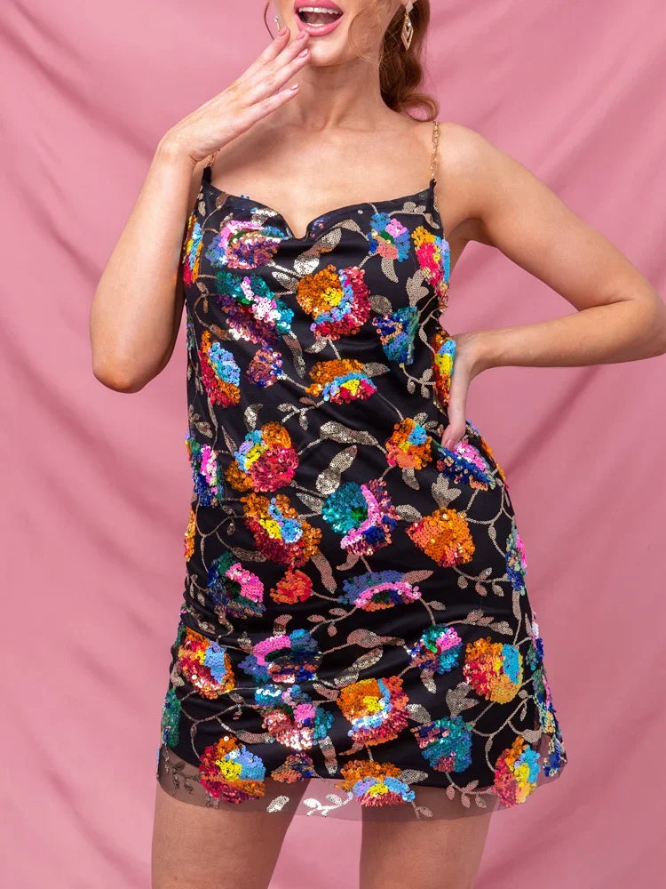 Kharylle | Women’s Spaghetti Strap Mini Dress