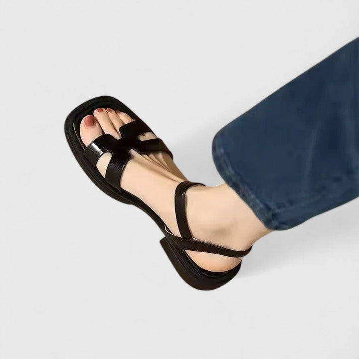 Noelle | Women’s Sophisticated Strappy Flat Sandals